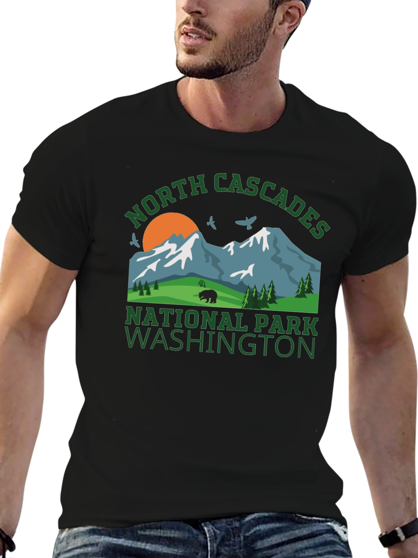 North Cascades National Park Graphic Tee