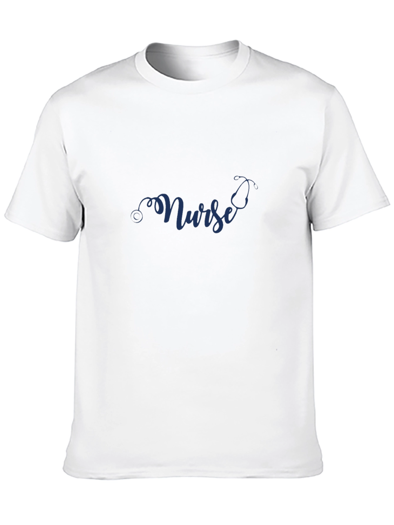 Nurse Stethoscope Black T-Shirt