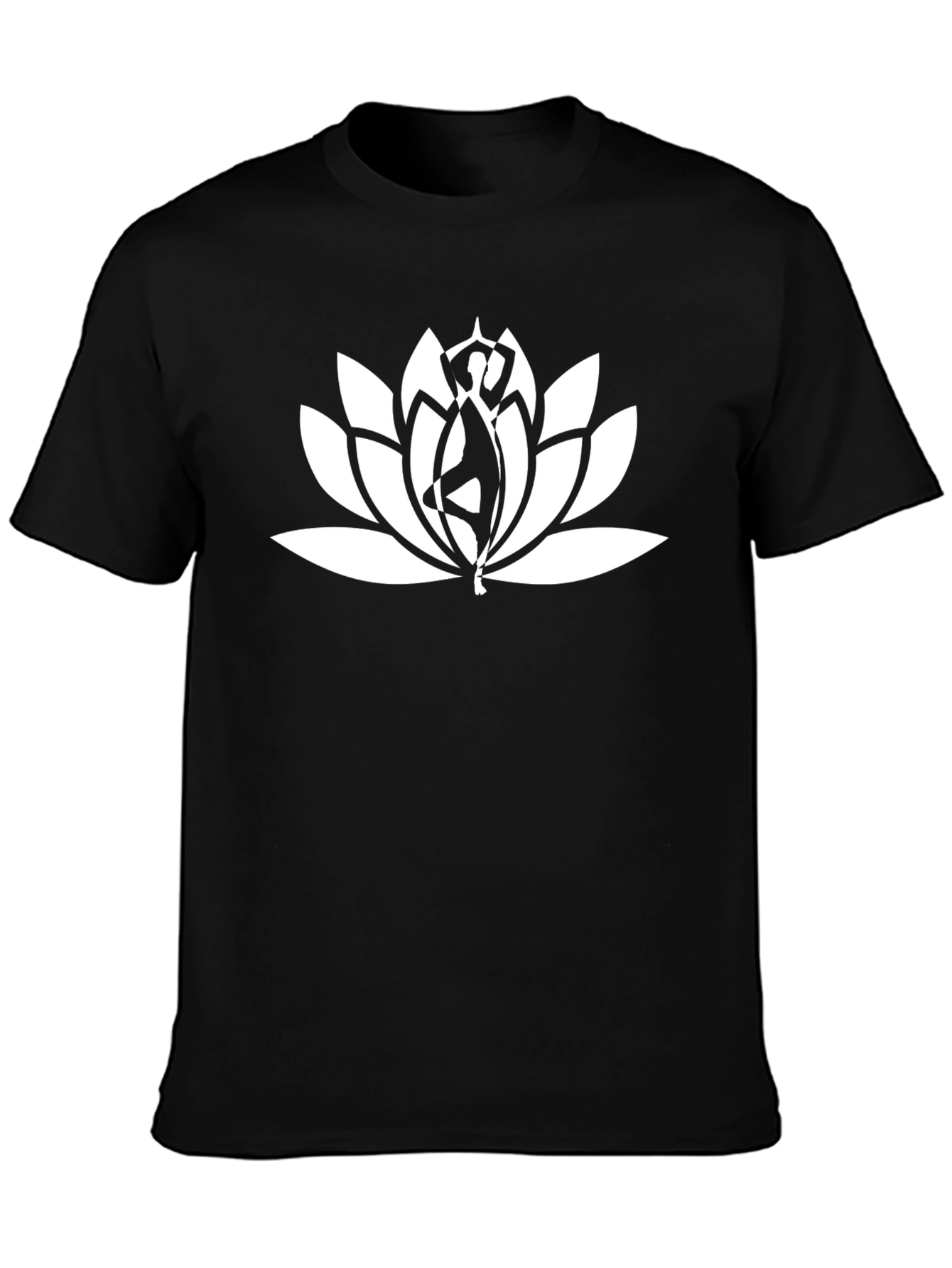 Lotus Pose T-Shirt - Yoga & Meditation Style
