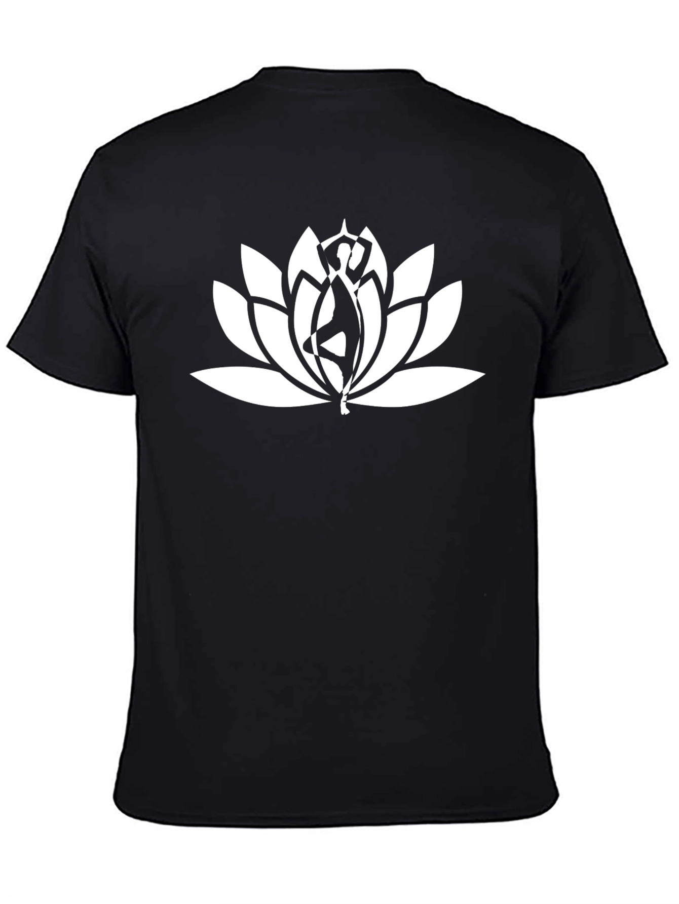 Lotus Pose T-Shirt - Yoga & Meditation Style