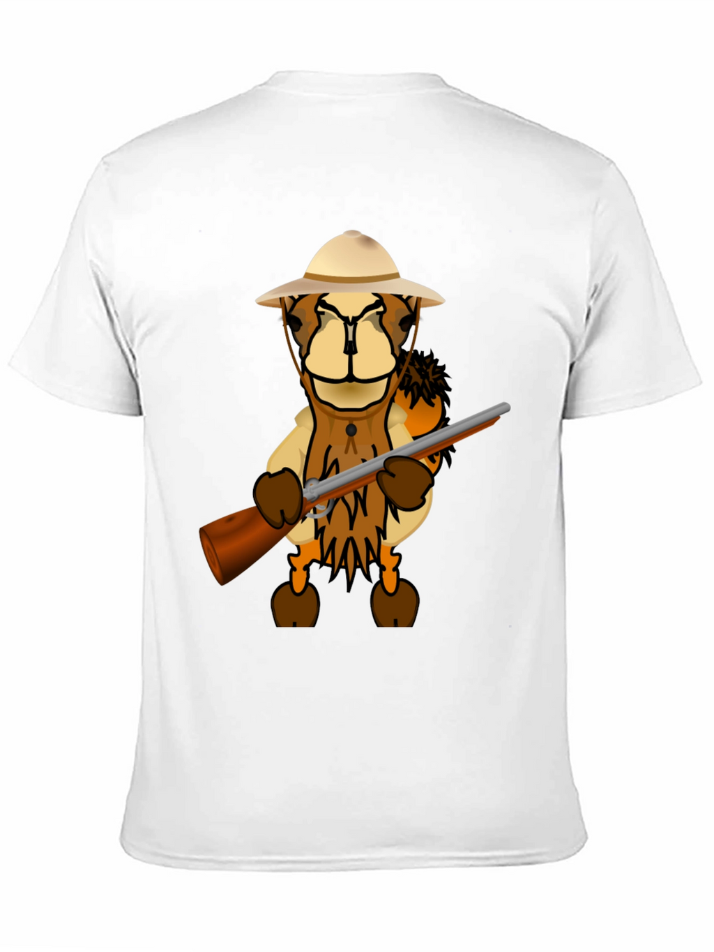 Cartoon Lion Hunter T-Shirt