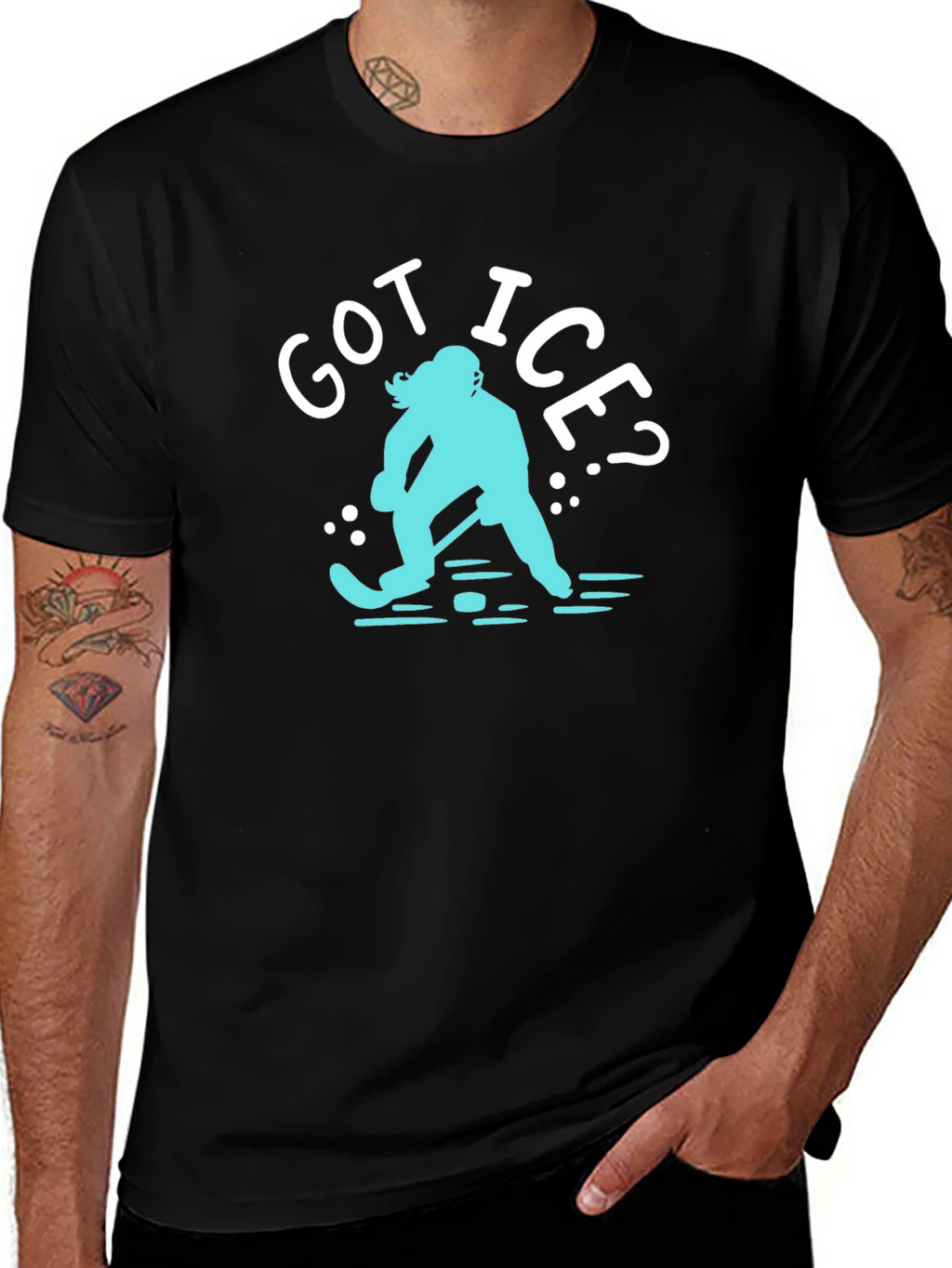 Got Ice? Hockey Graphic T-Shirt