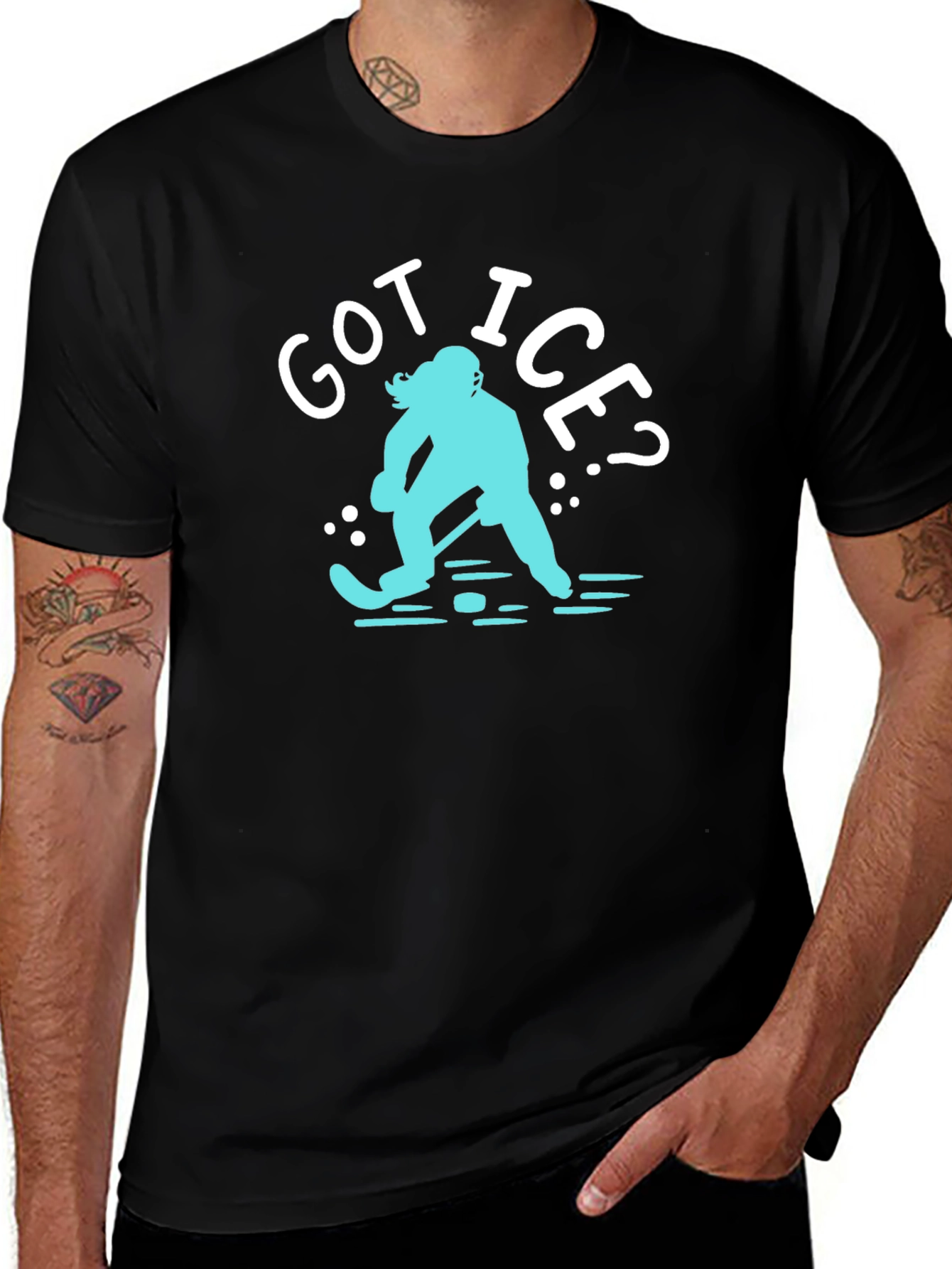 Got Ice? Hockey Graphic T-Shirt