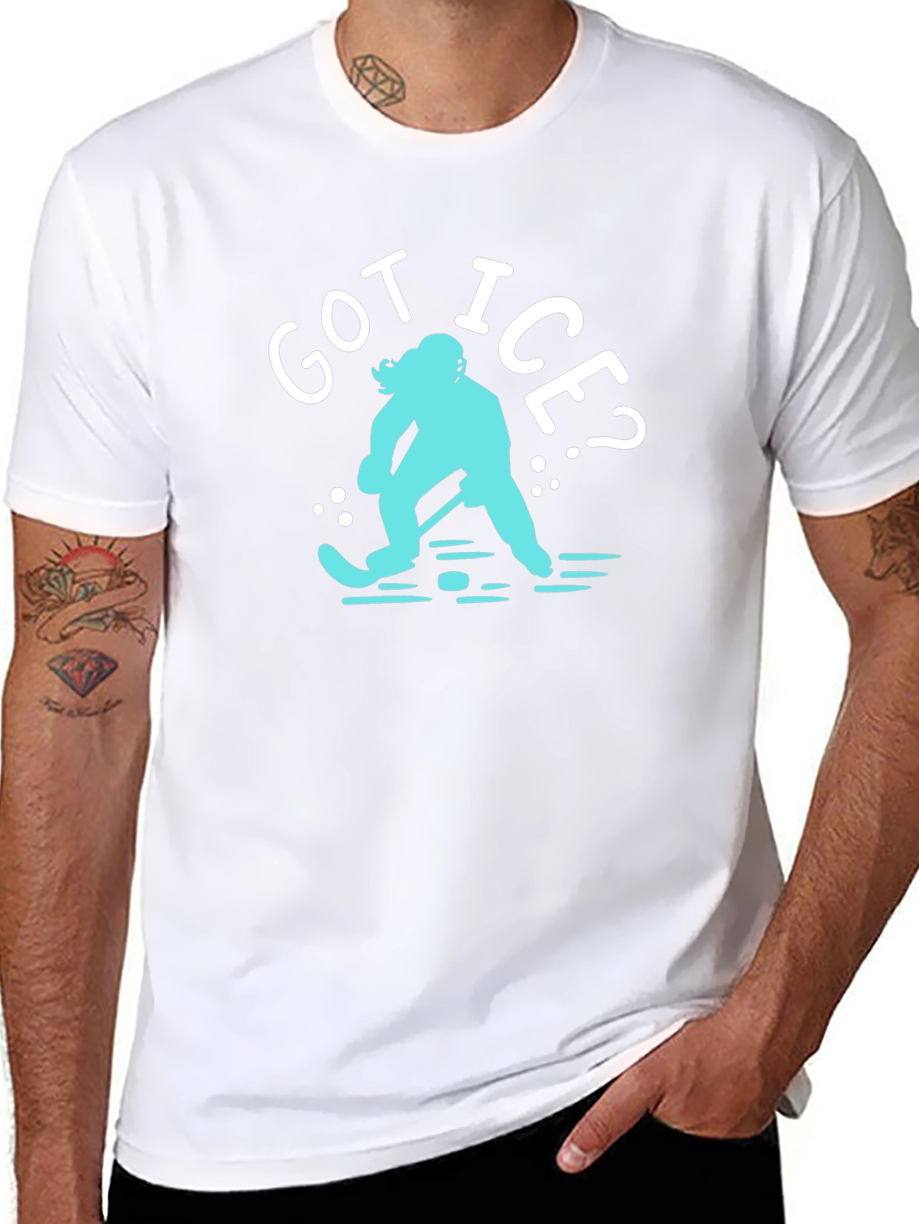 Got Ice? Hockey Graphic T-Shirt