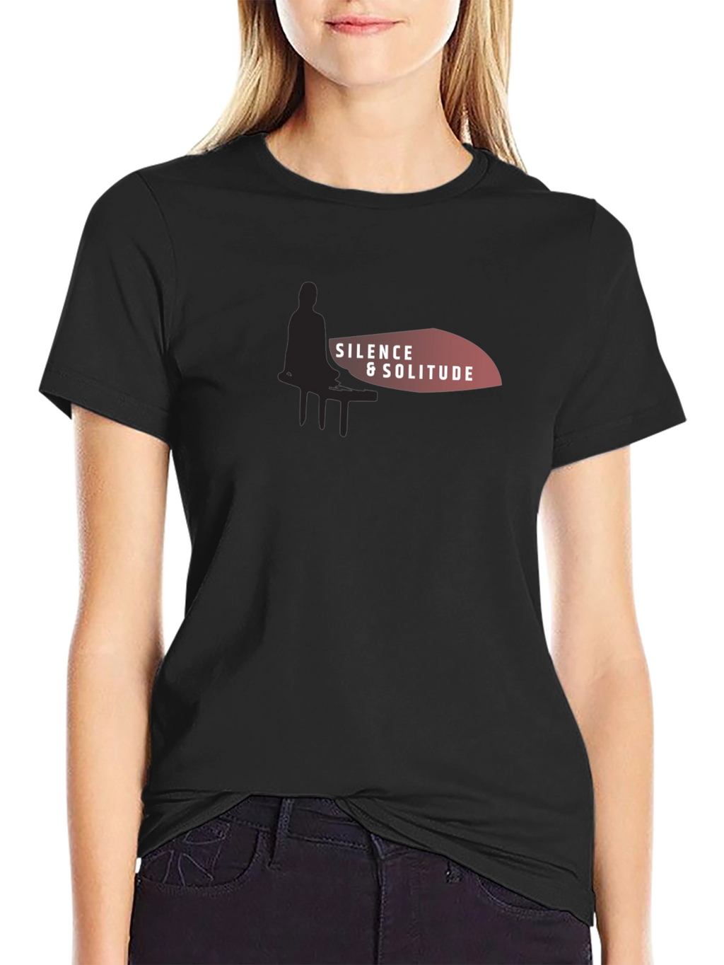 Silence & Solitude Graphic T-Shirt - Relaxed Comfort