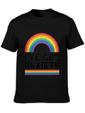 Anxiety Rainbow Graphic Tee