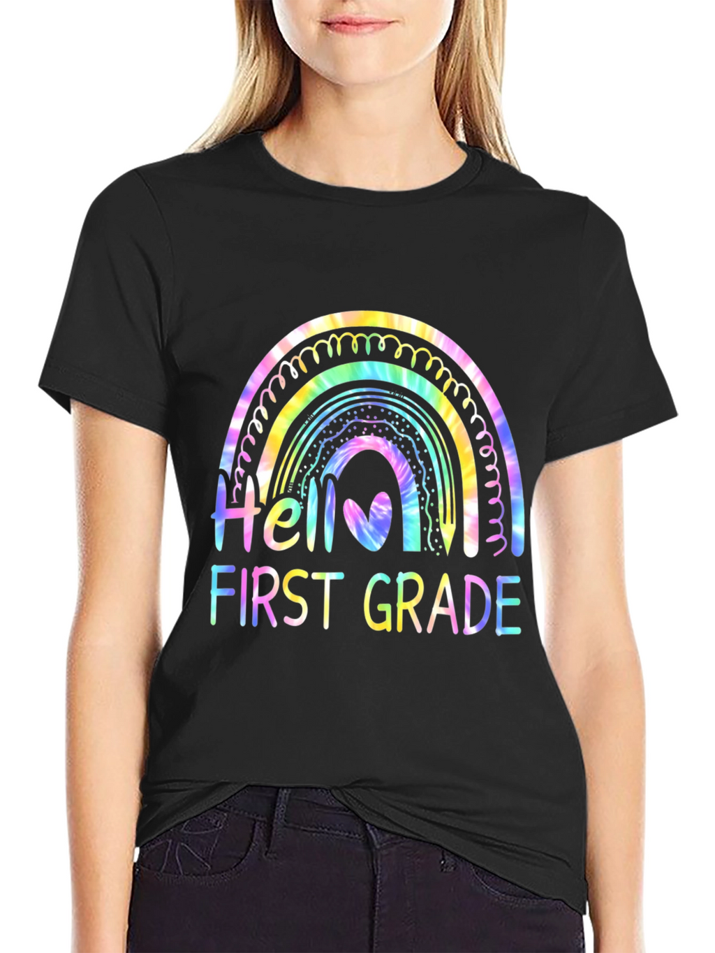 Hello First Grade Rainbow T-Shirt