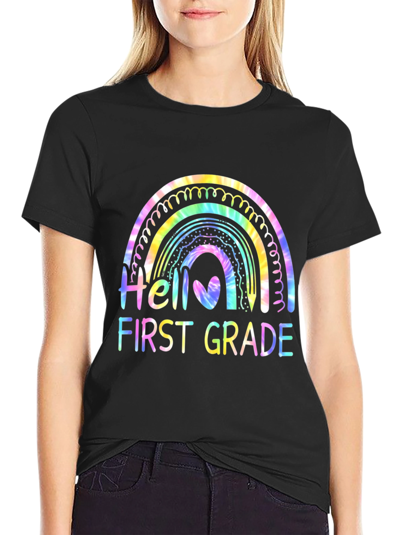 Hello First Grade Rainbow T-Shirt
