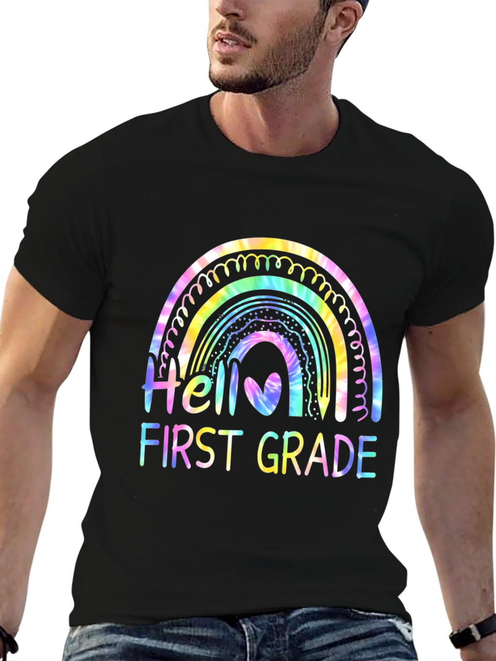 Hello First Grade Rainbow T-Shirt