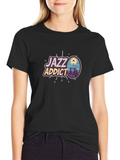 Jazz Addict Black T-Shirt