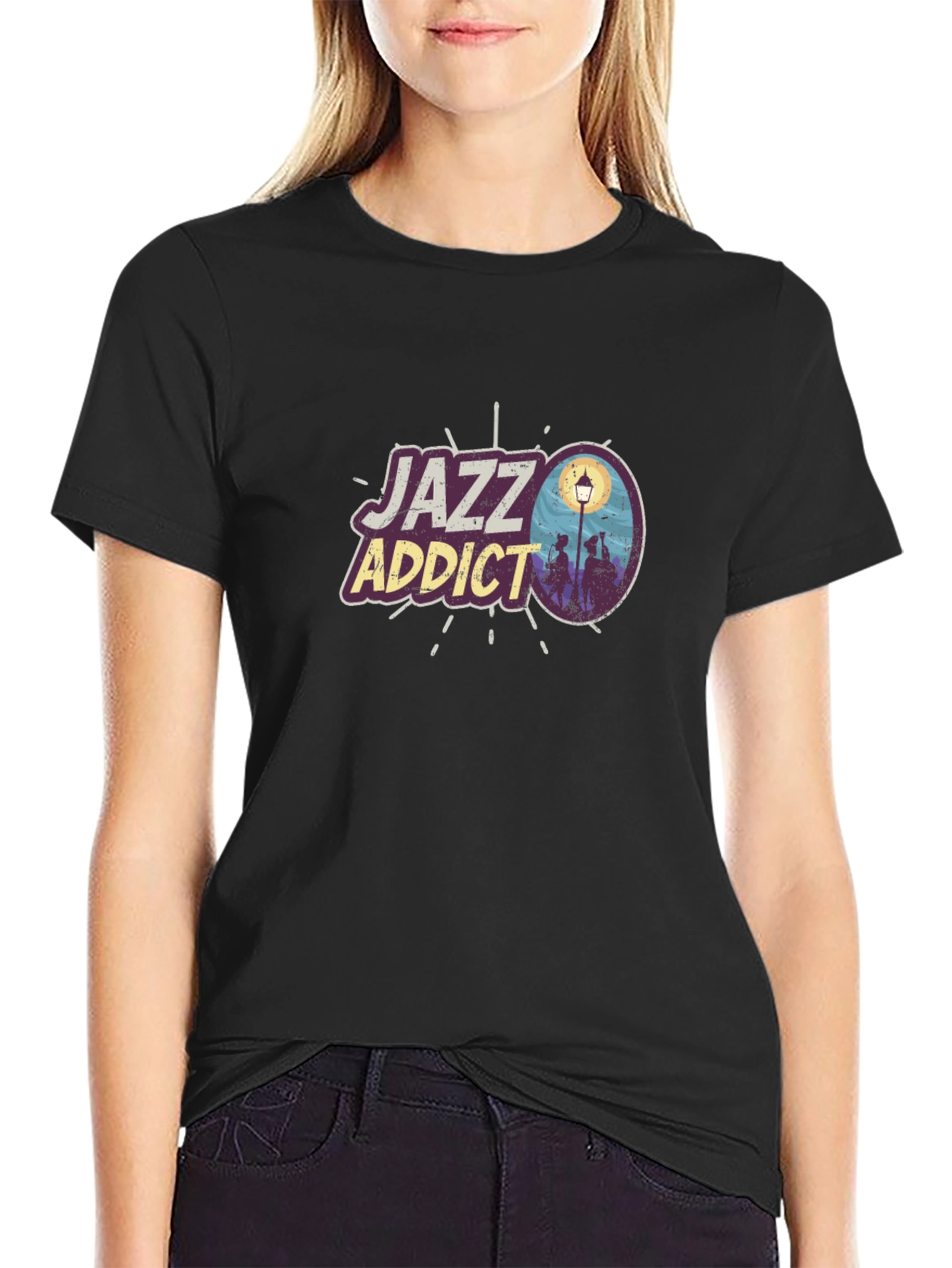 Jazz Addict Black T-Shirt