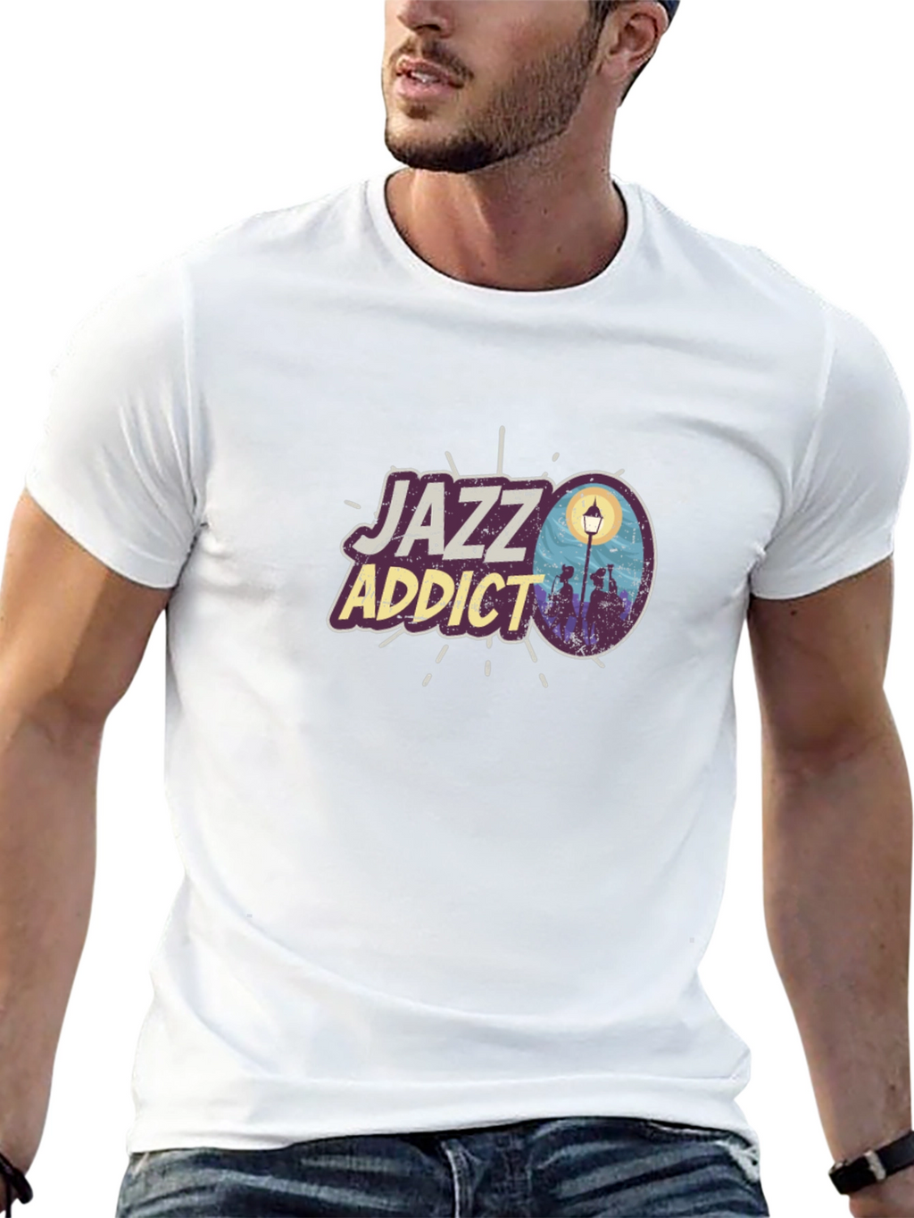 Jazz Addict Black T-Shirt
