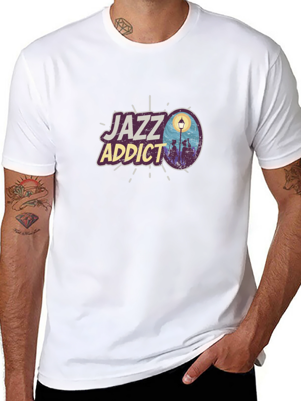 Jazz Addict Black T-Shirt