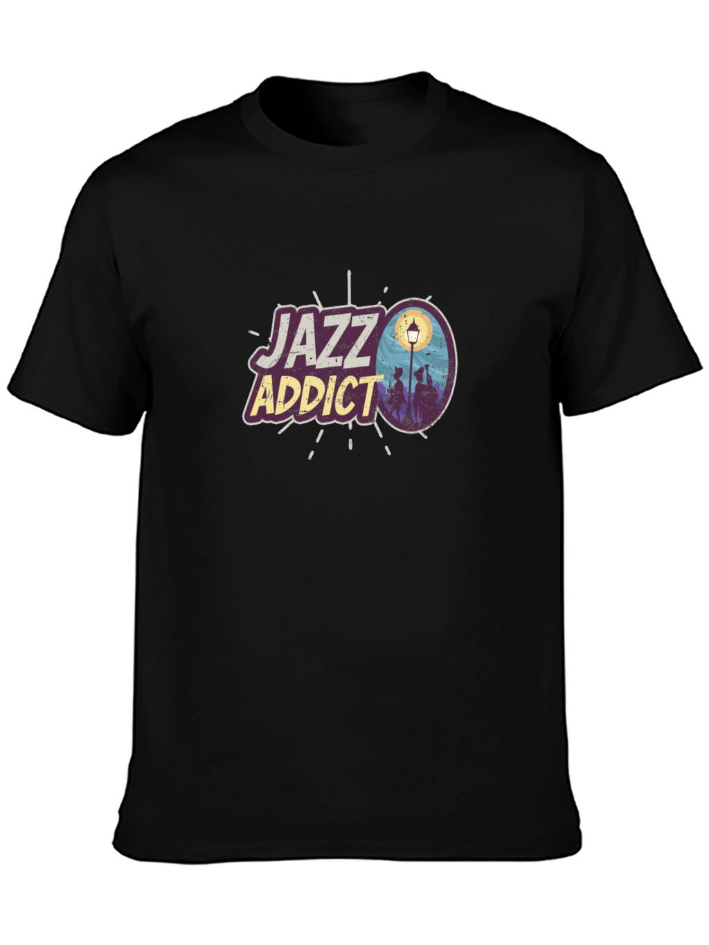 Jazz Addict Black T-Shirt