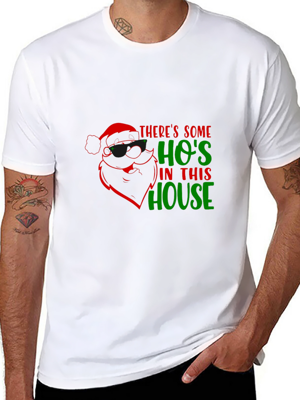 Humorous Santa Christmas T-Shirt
