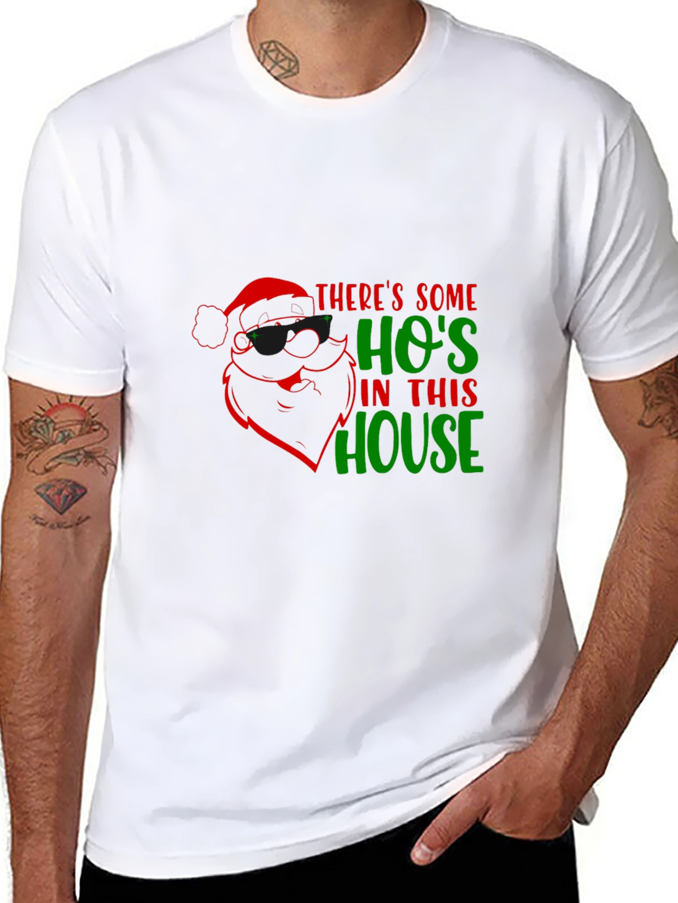 Humorous Santa Christmas T-Shirt