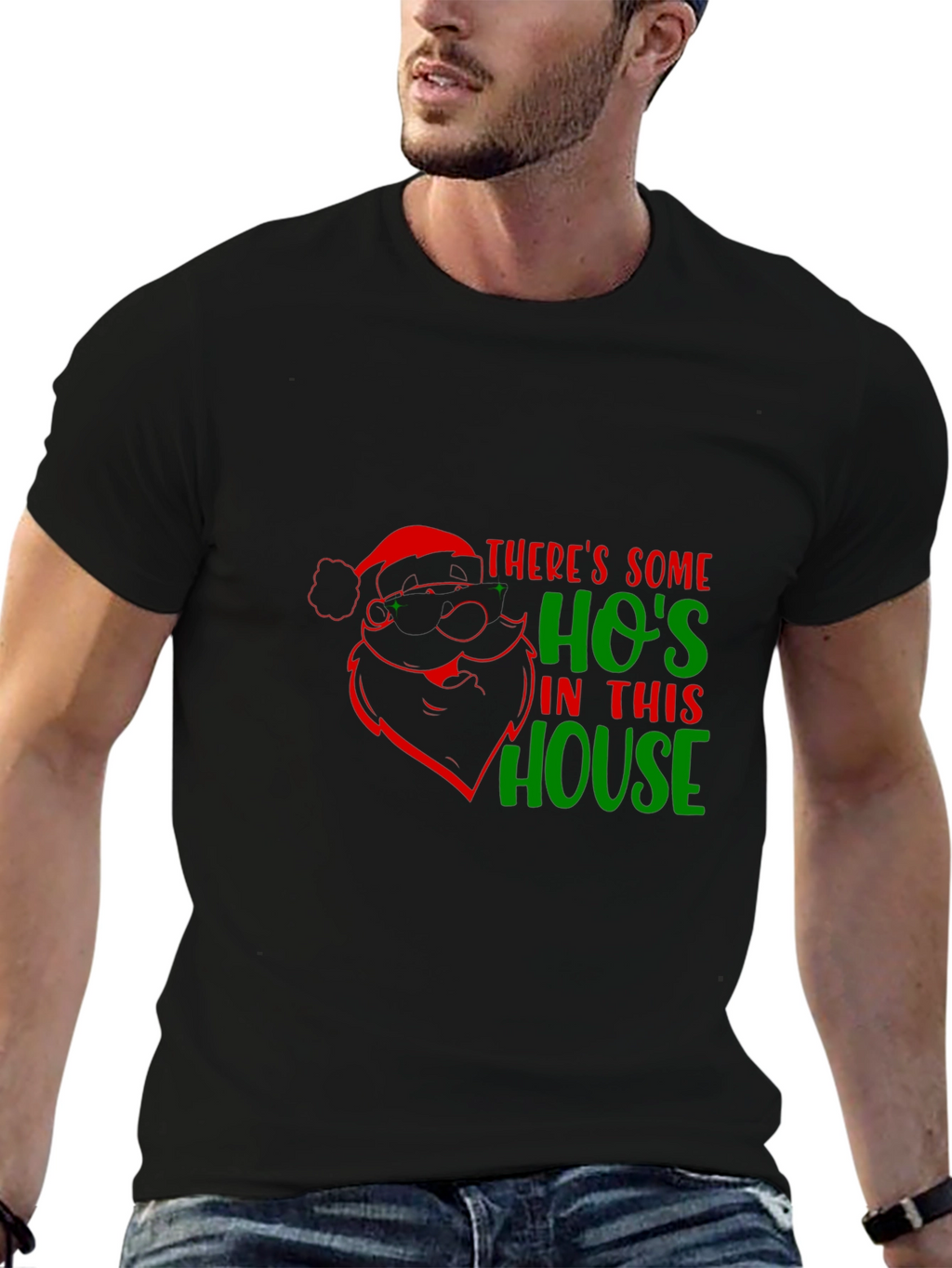 Humorous Santa Christmas T-Shirt