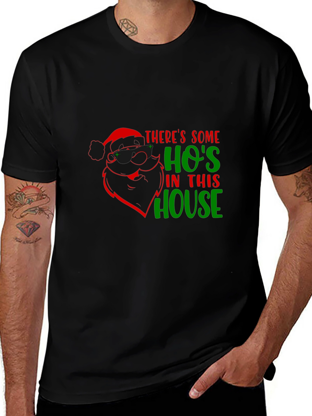 Humorous Santa Christmas T-Shirt