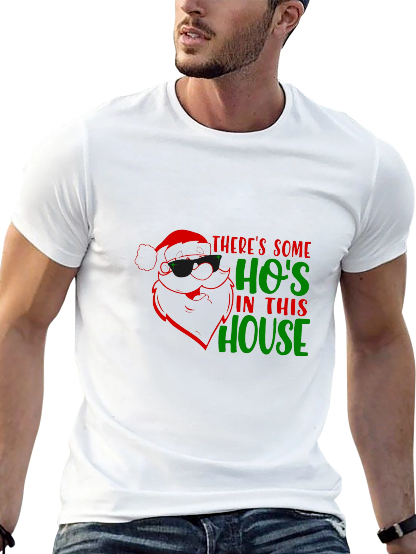 Humorous Santa Christmas T-Shirt