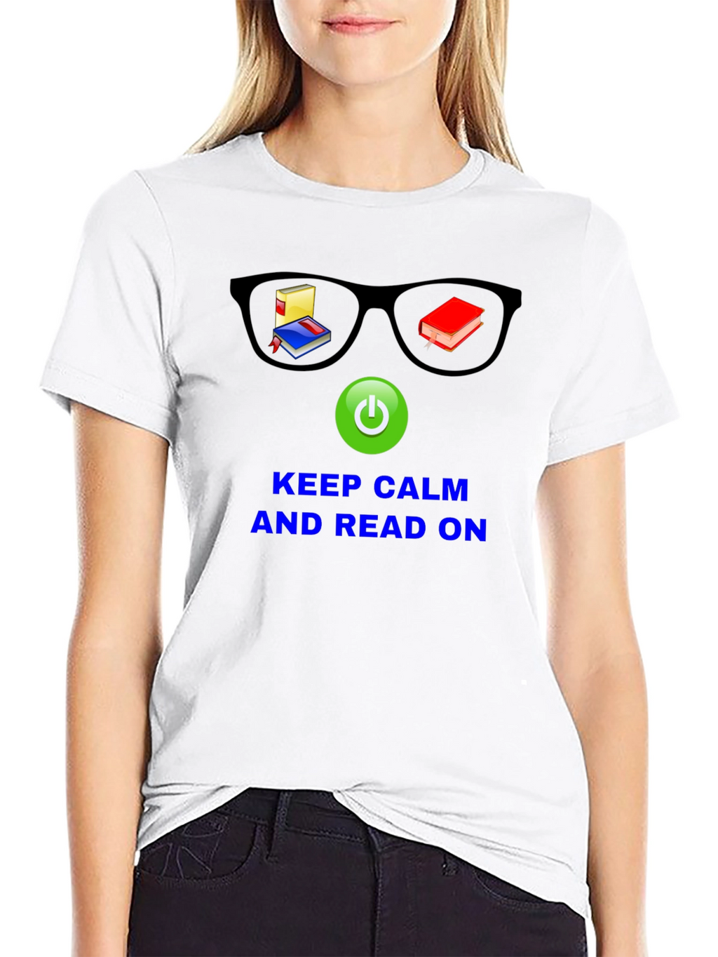 Keep Calm & Read On T-Shirt