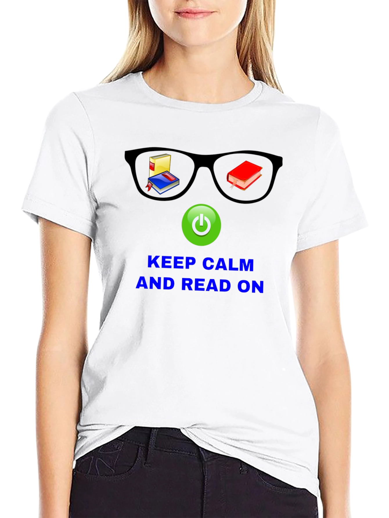 Keep Calm & Read On T-Shirt