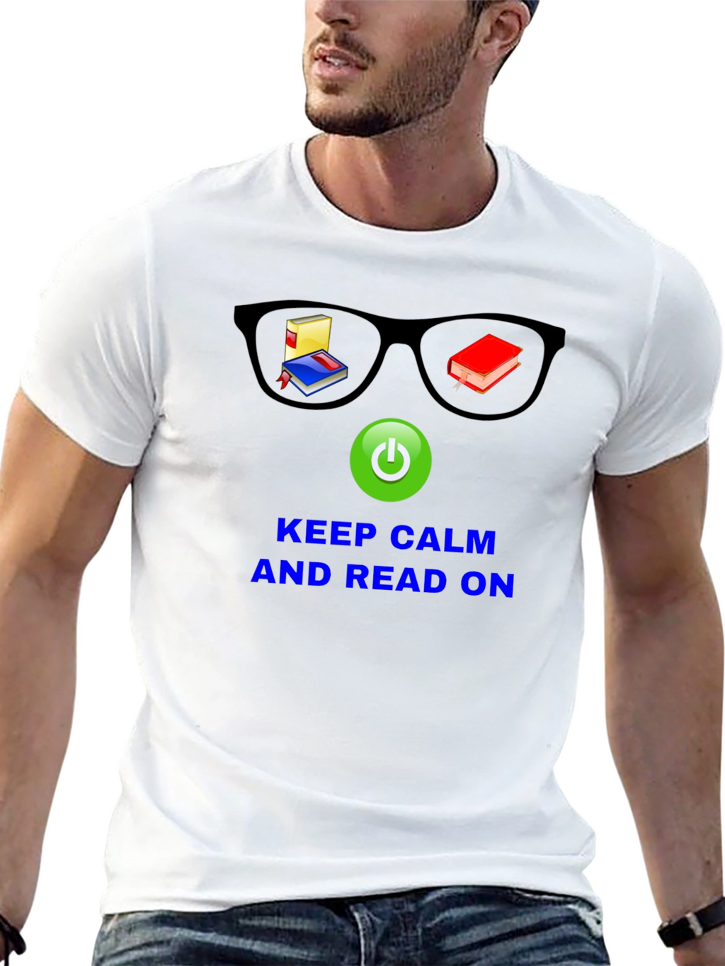 Keep Calm & Read On T-Shirt