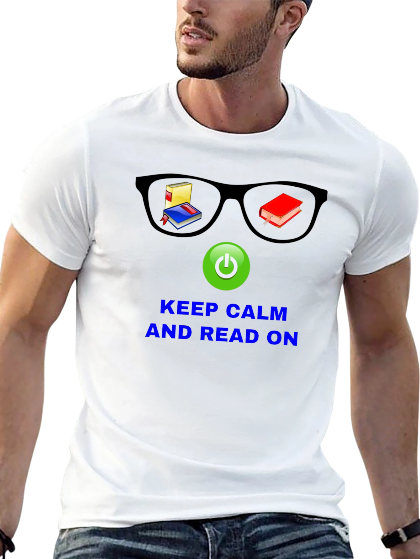 Keep Calm & Read On T-Shirt