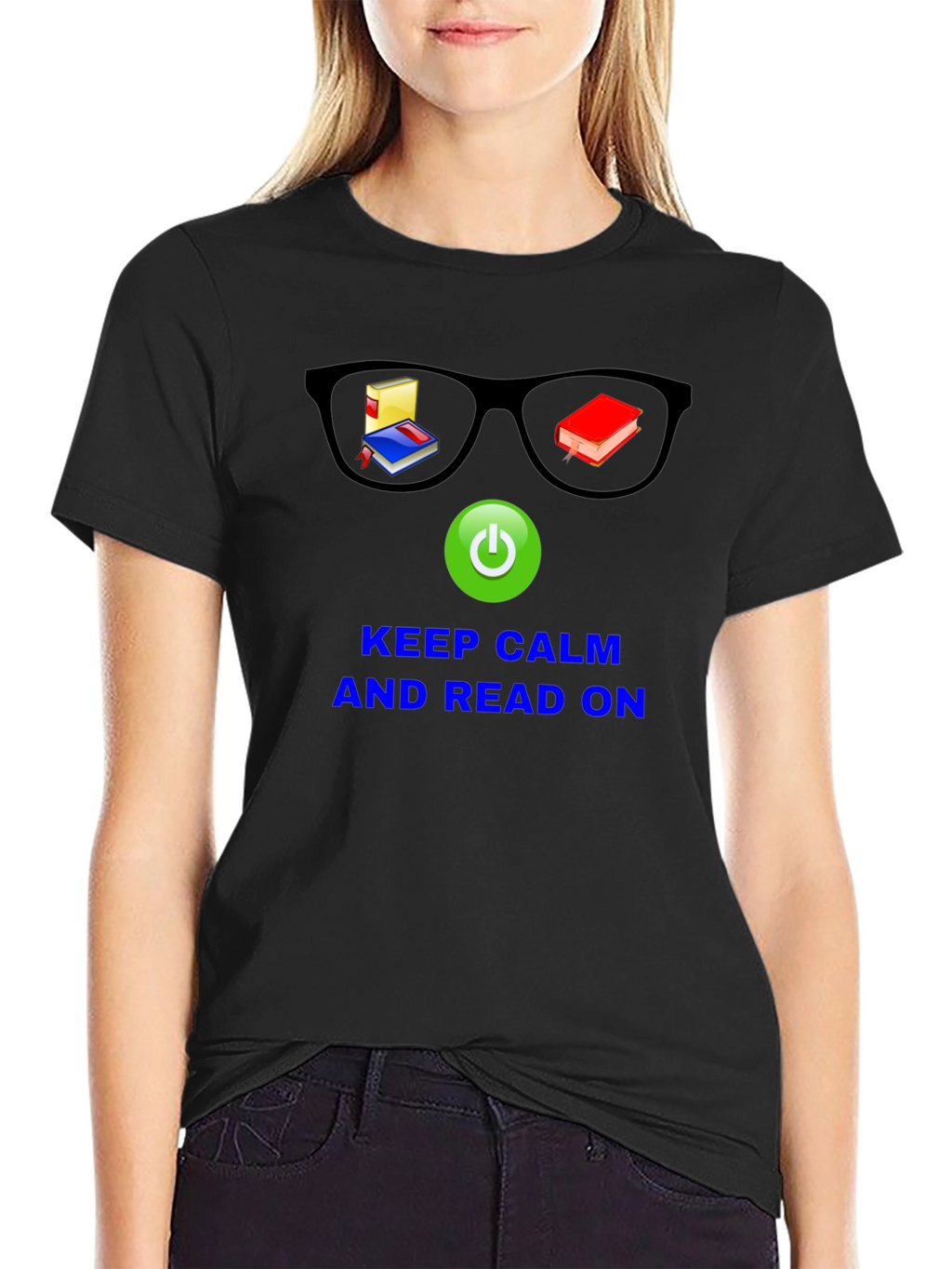 Keep Calm & Read On T-Shirt
