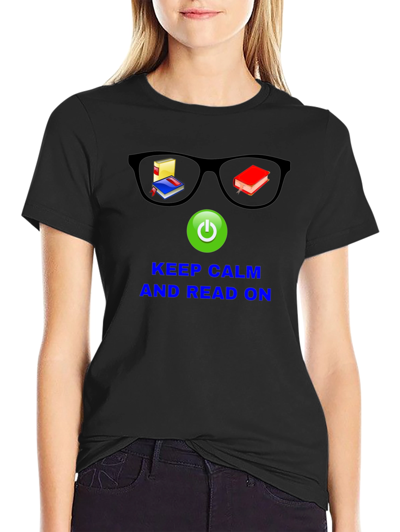 Keep Calm & Read On T-Shirt