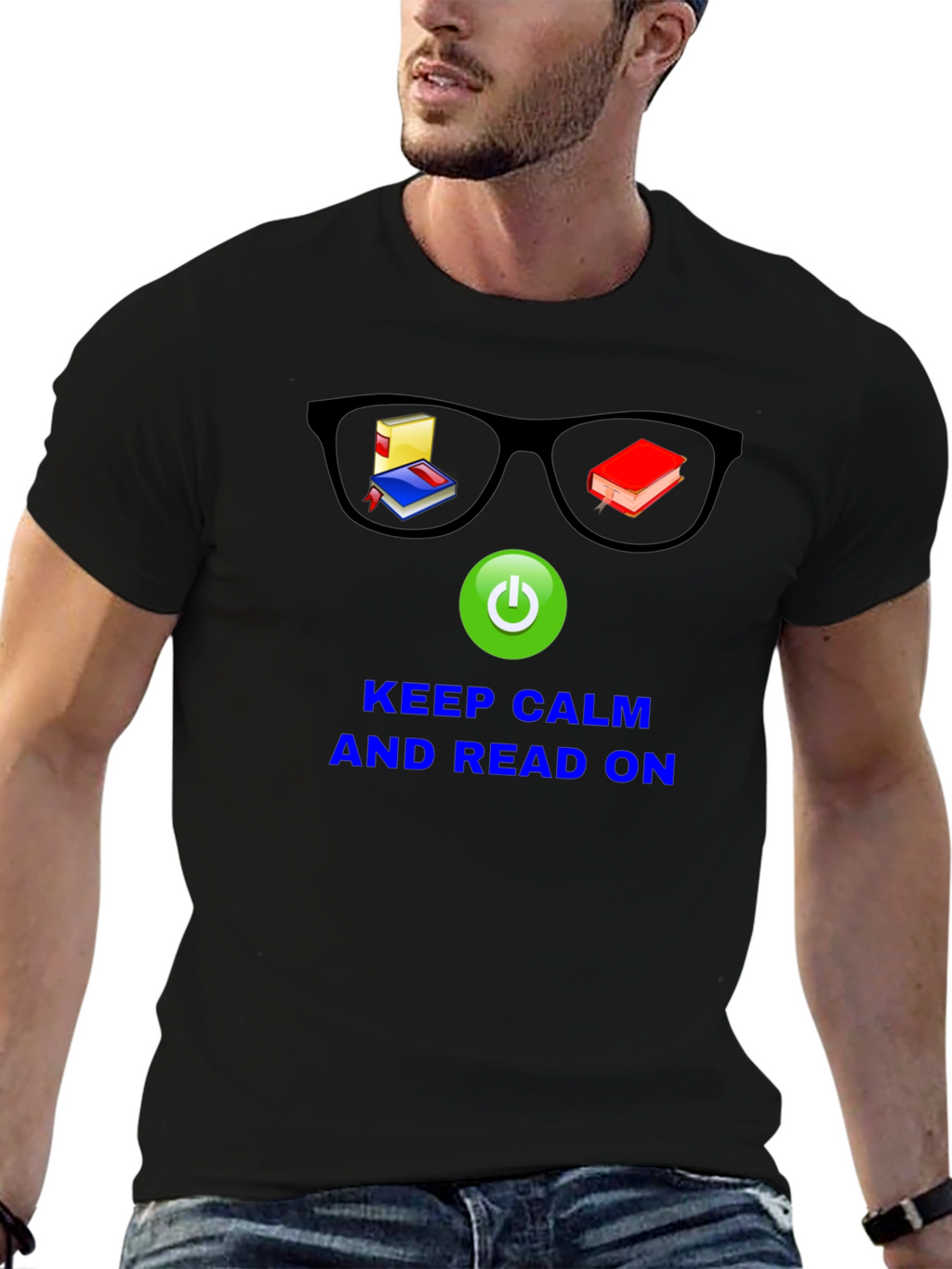 Keep Calm & Read On T-Shirt