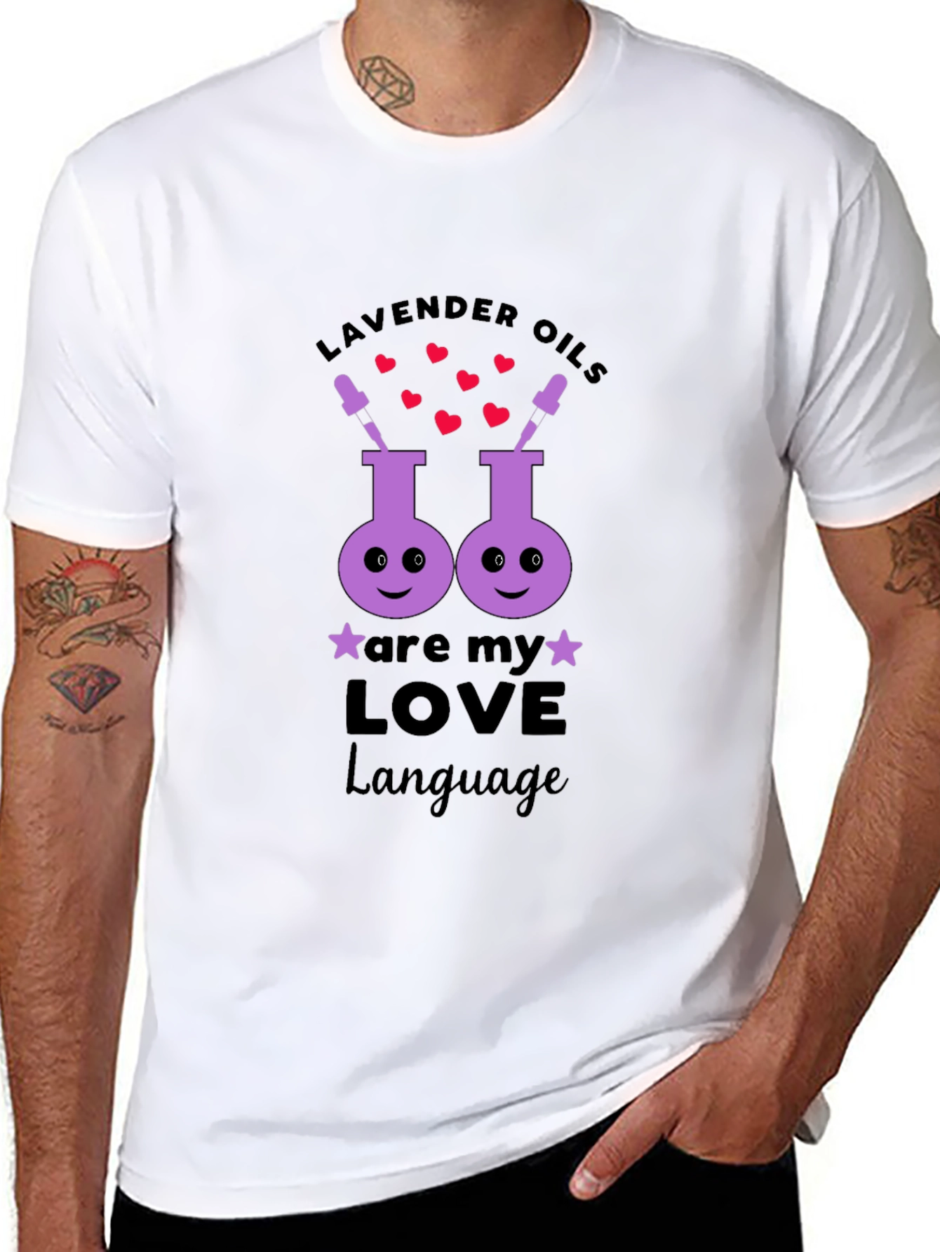 Lavender Oils Love Language T-Shirt