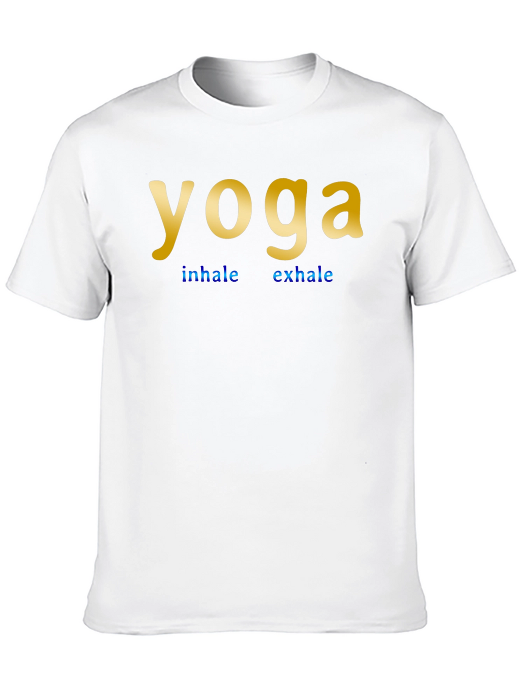 Yoga Inhale Exhale Black T-Shirt