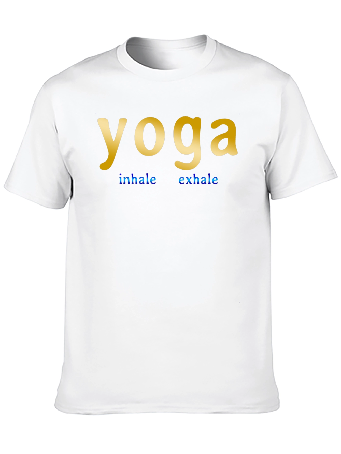 Yoga Inhale Exhale Black T-Shirt