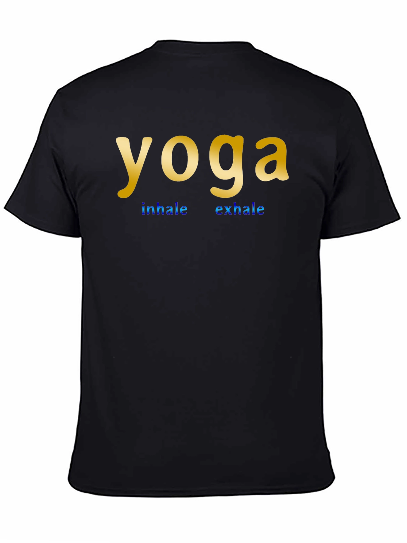 Yoga Inhale Exhale Black T-Shirt