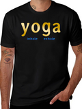 Yoga Inhale Exhale Black T-Shirt