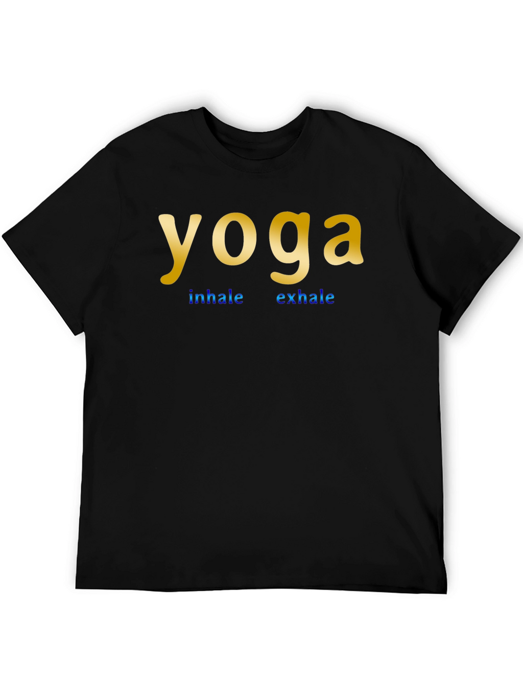Yoga Inhale Exhale Black T-Shirt