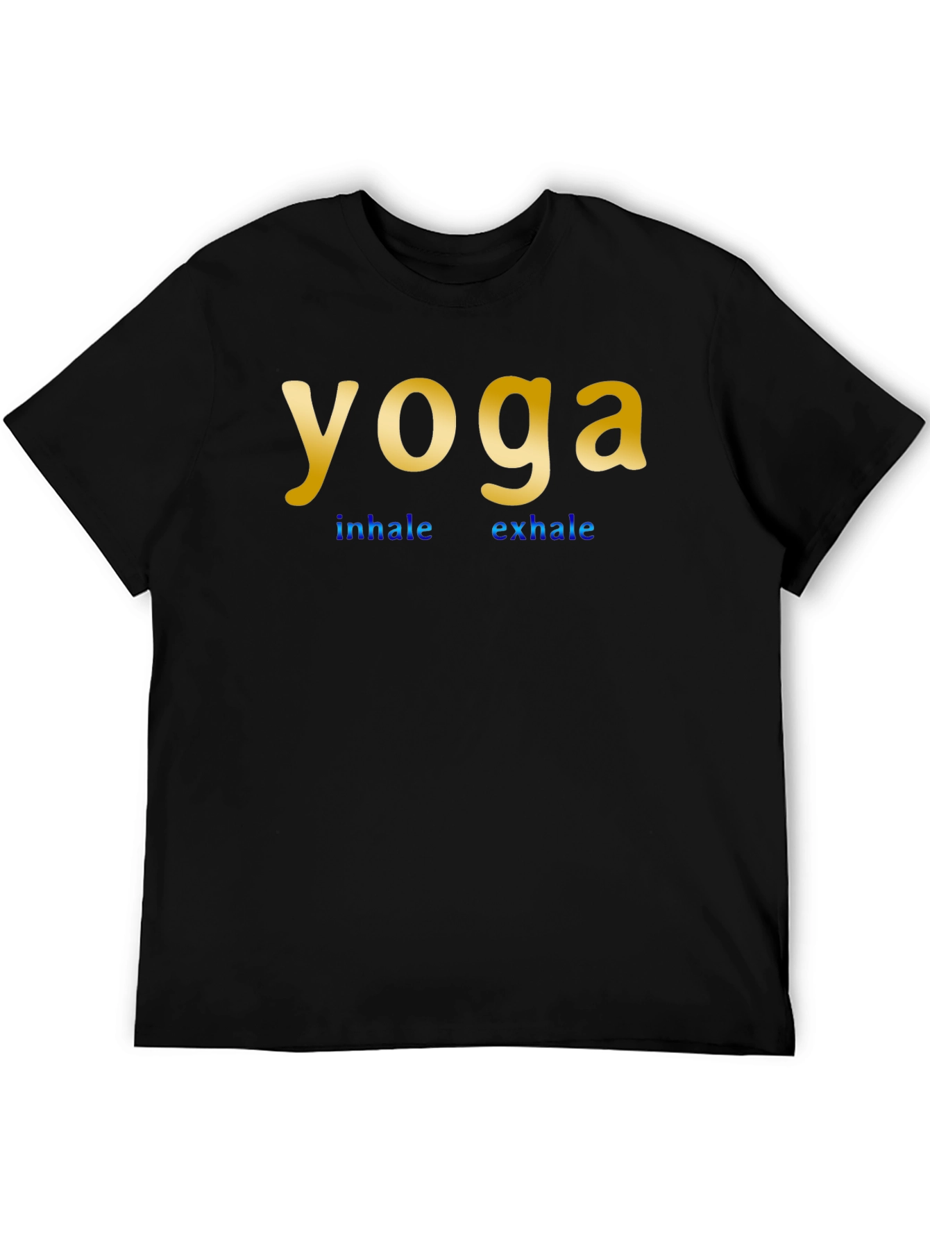 Yoga Inhale Exhale Black T-Shirt