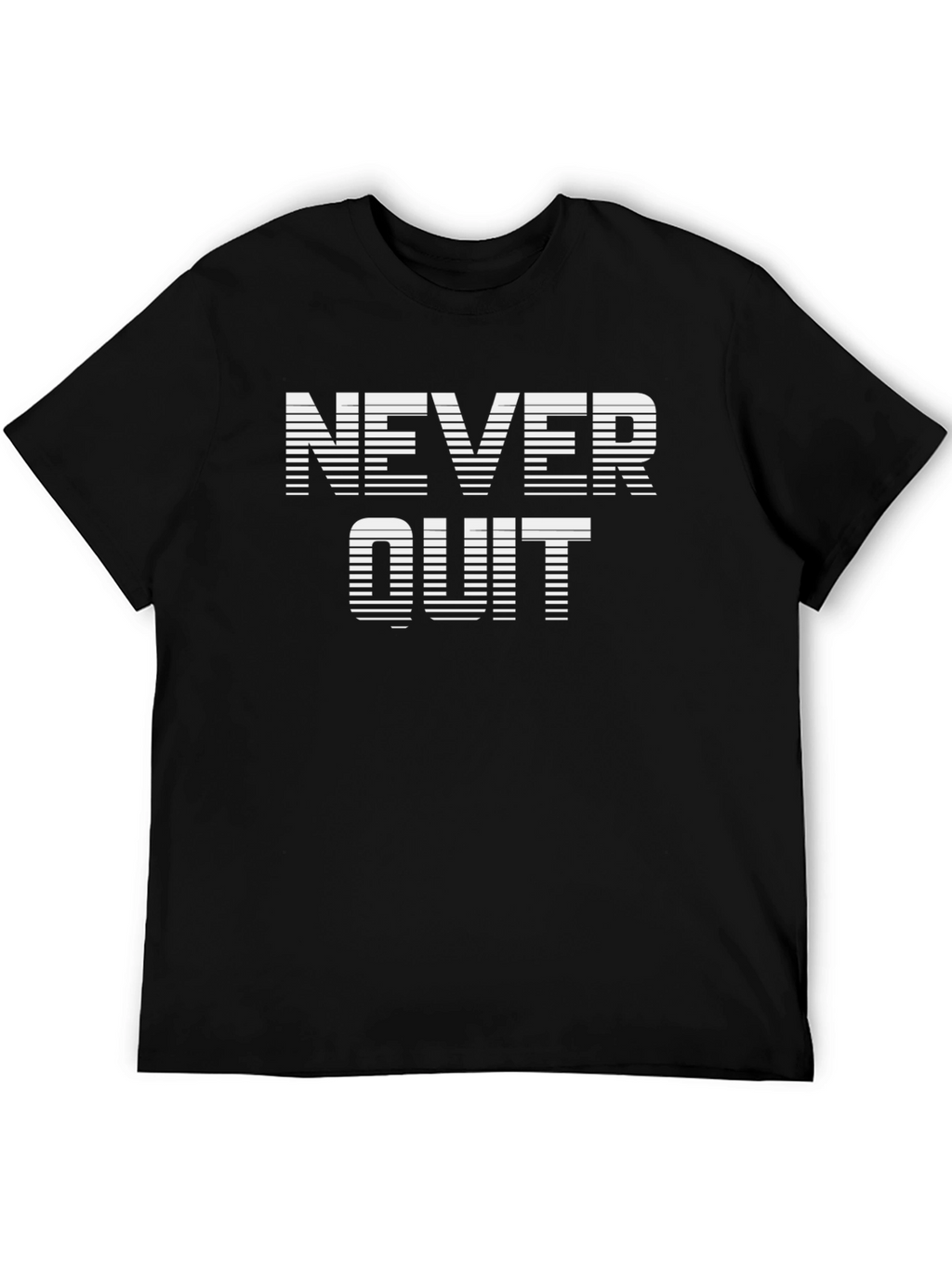 Never Quit Graphic Print Tee