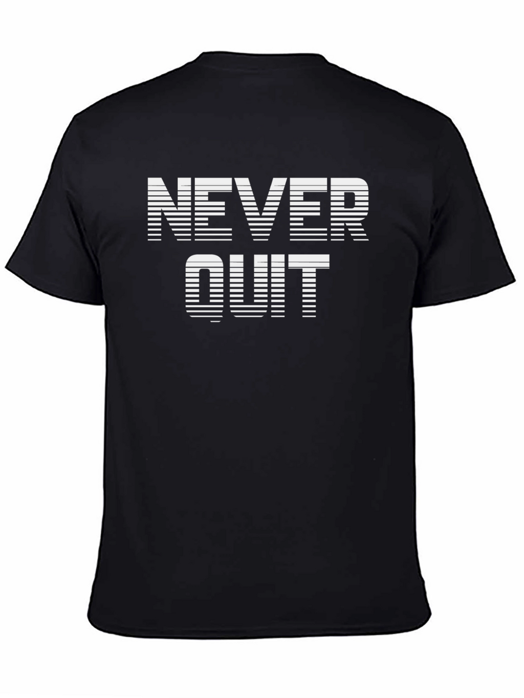 Never Quit Graphic Print Tee