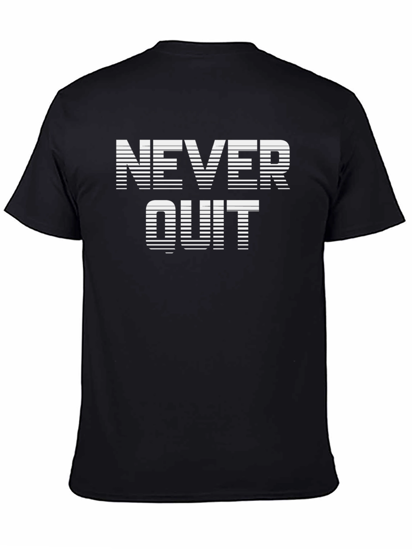 Never Quit Graphic Print Tee