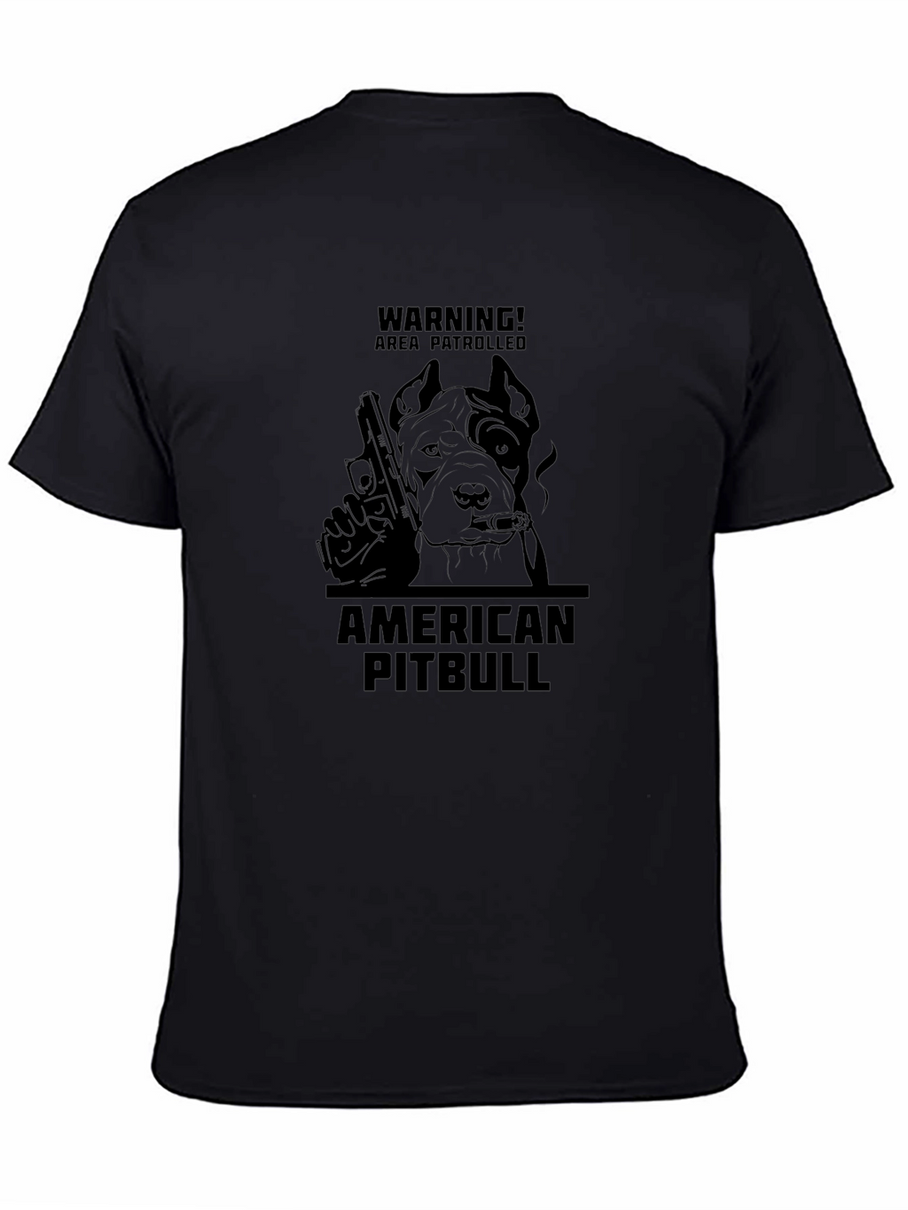American Pitbull Area Patrolled Graphic T-Shirt