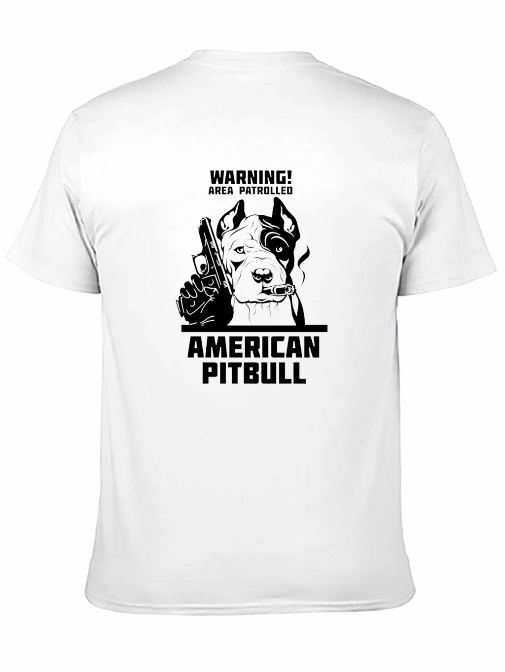 American Pitbull Area Patrolled Graphic T-Shirt