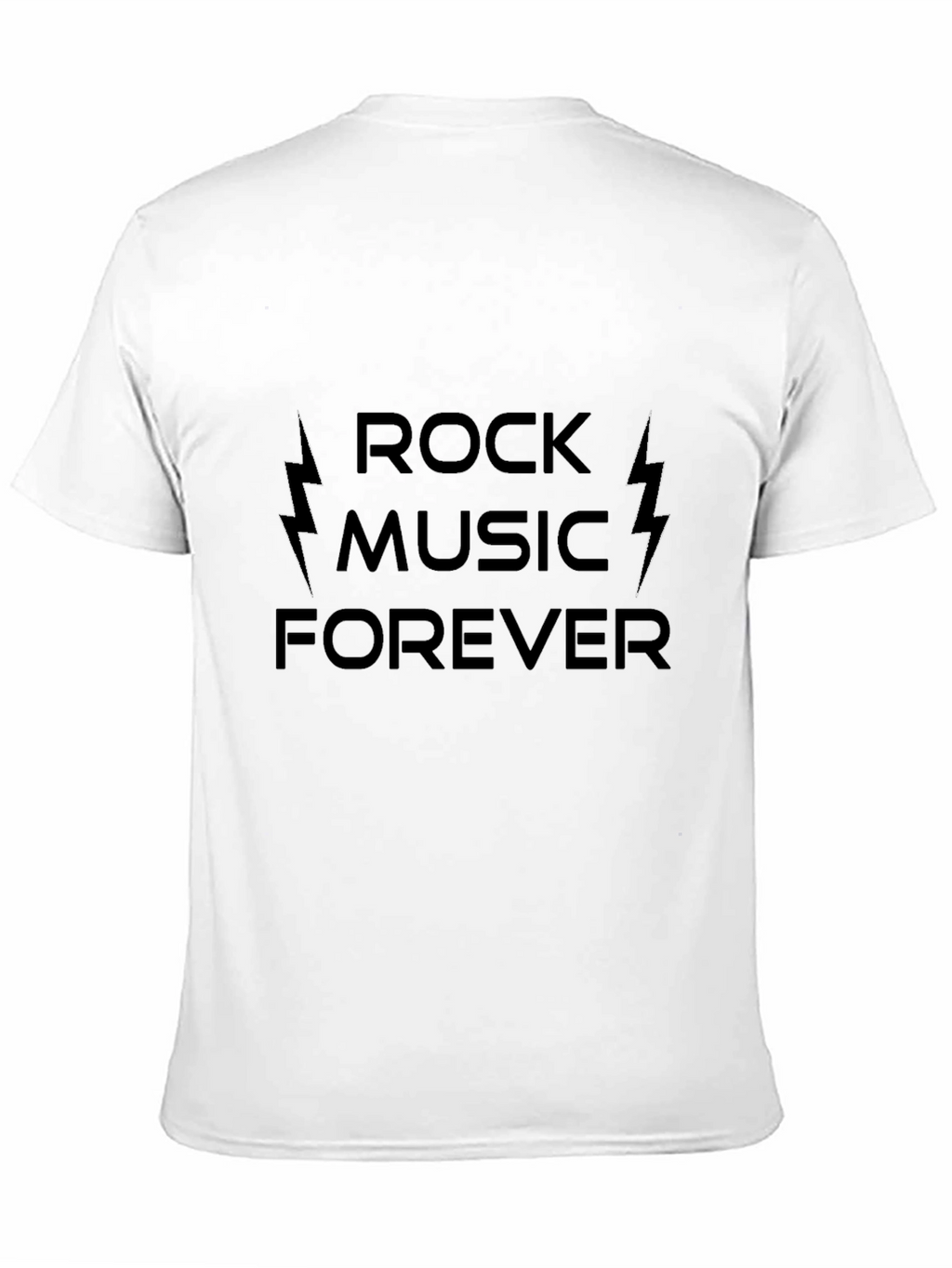Rock Music Forever Black T-Shirt