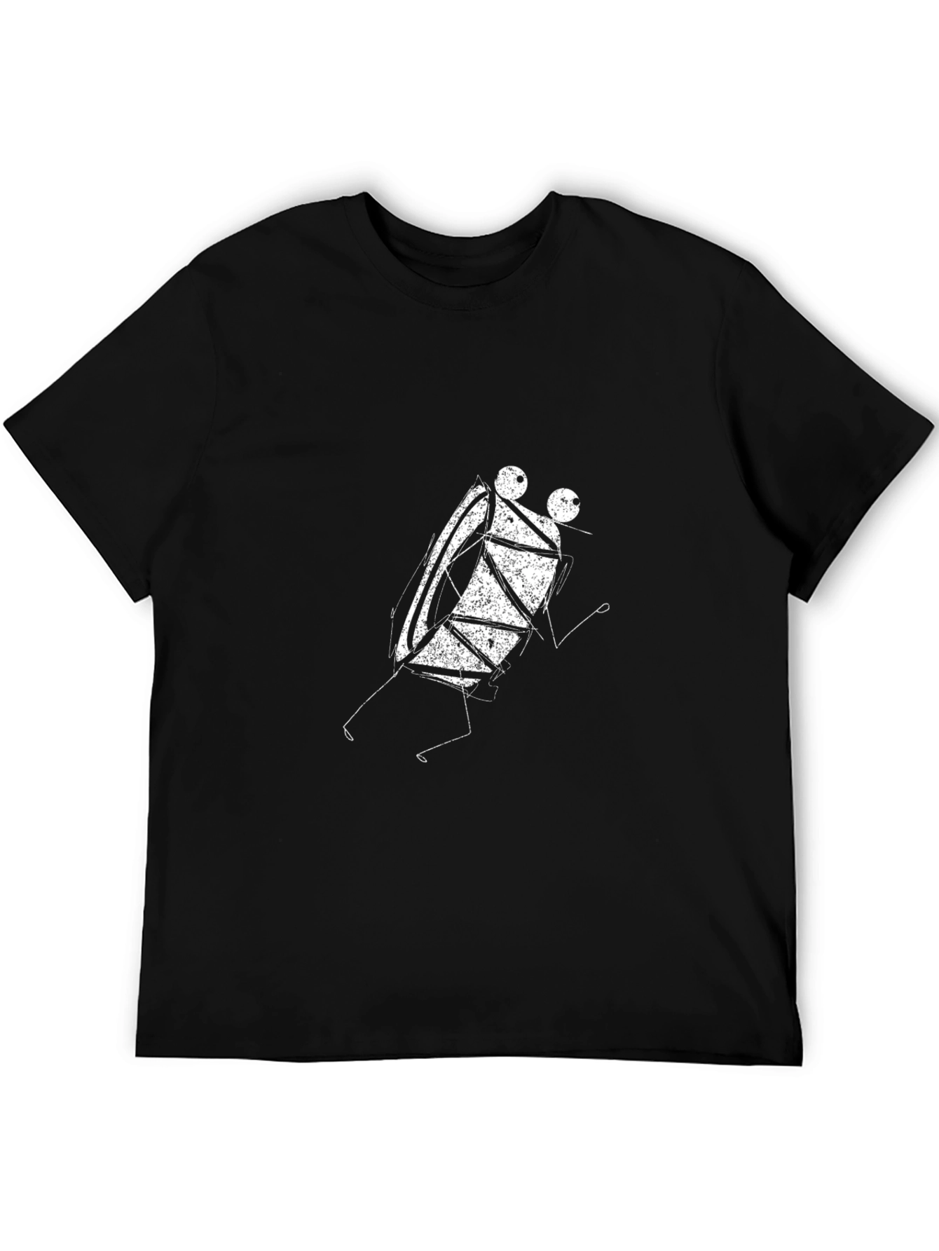 Abstract Art Black T-Shirt