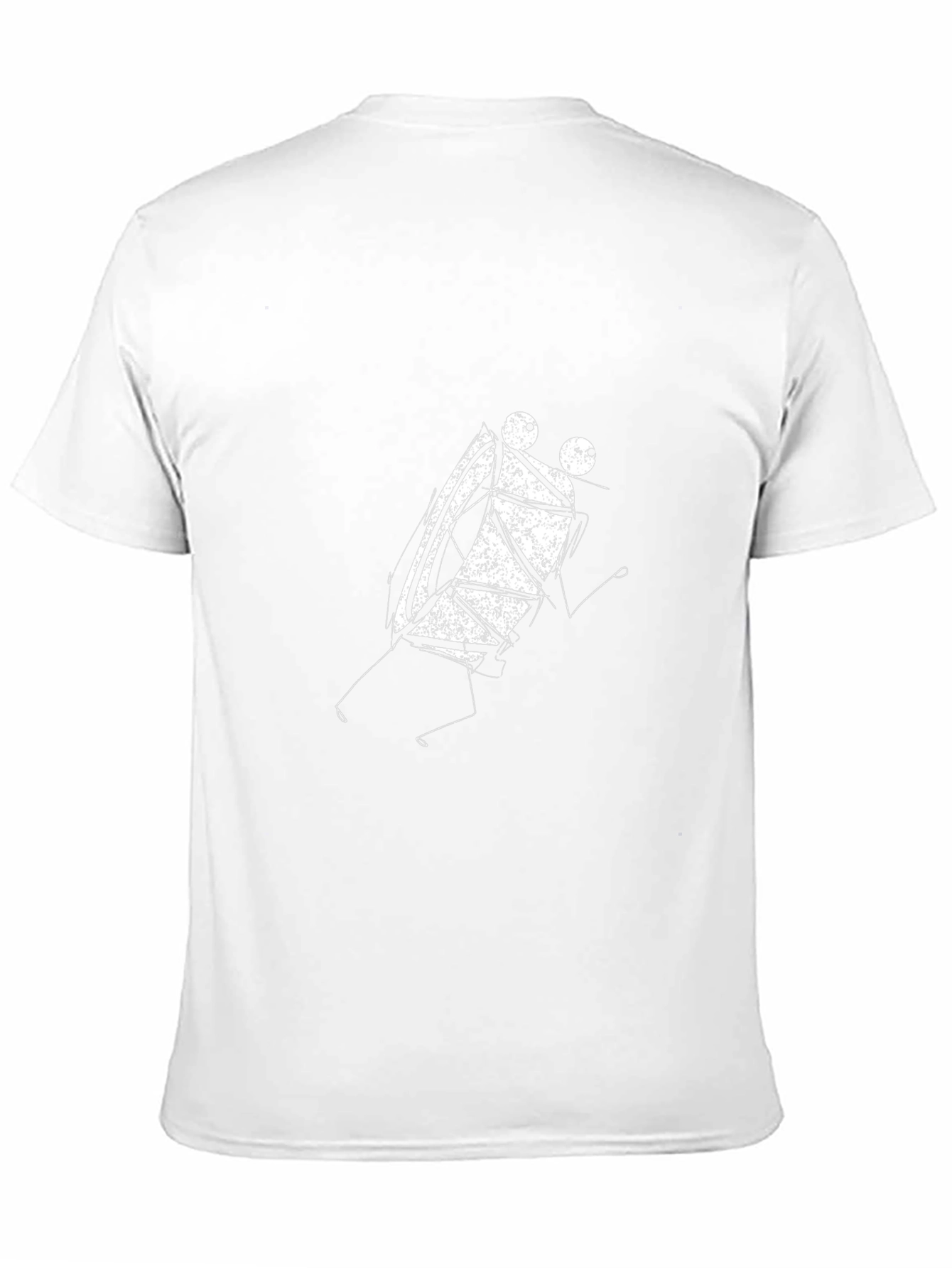 Abstract Art Black T-Shirt