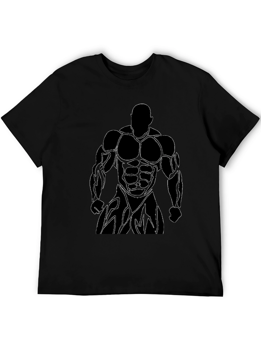 Black Bodybuilder Graphic Tee