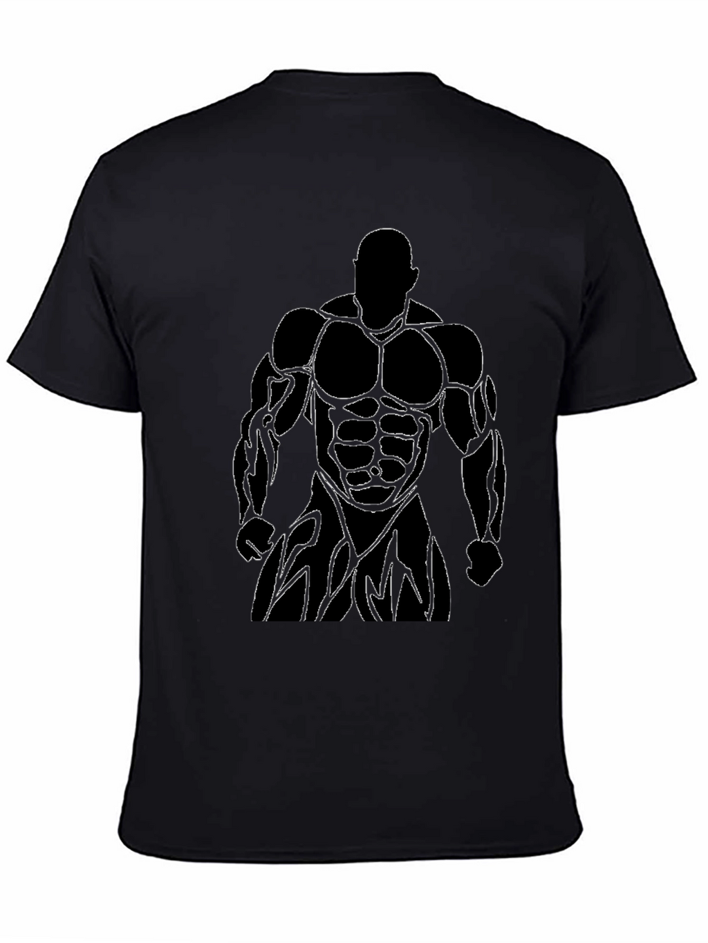 Black Bodybuilder Graphic Tee