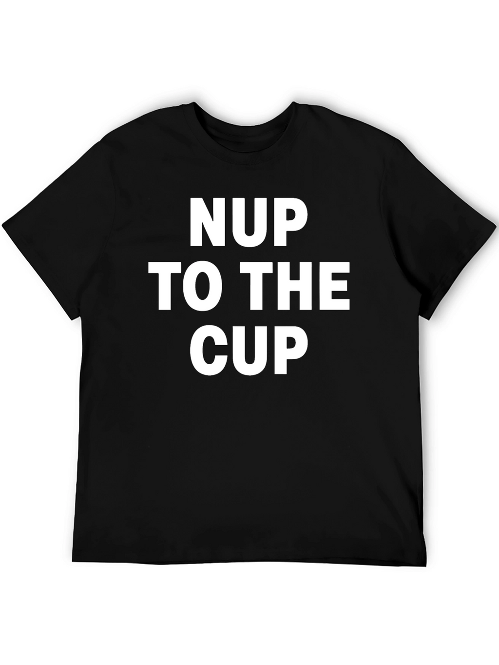NUP To The Cup Black Graphic Tee