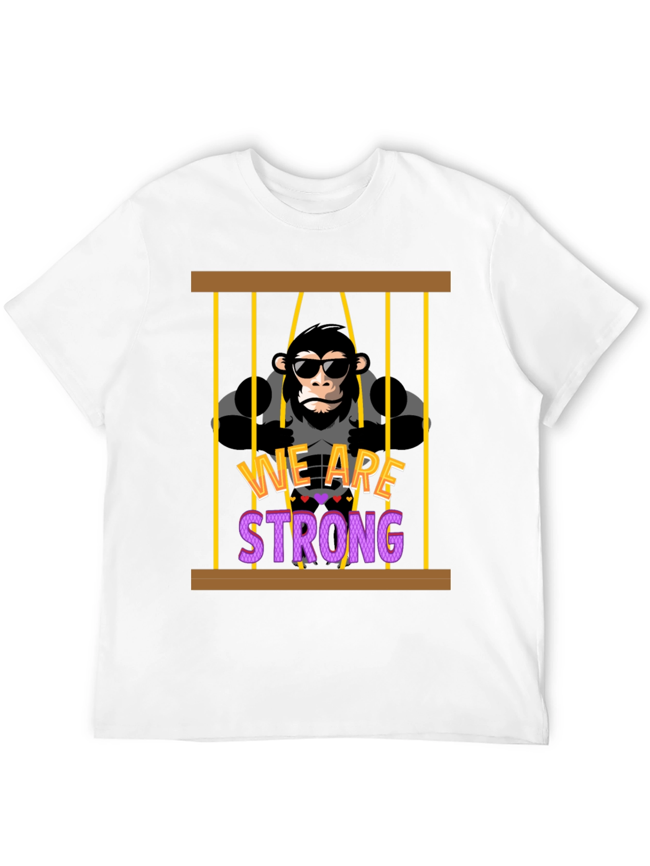 We Are Strong Gorilla Graphic T-Shirt