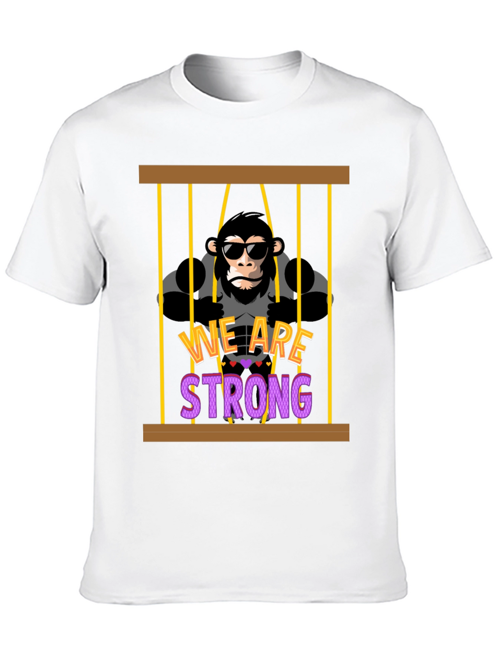 We Are Strong Gorilla Graphic T-Shirt